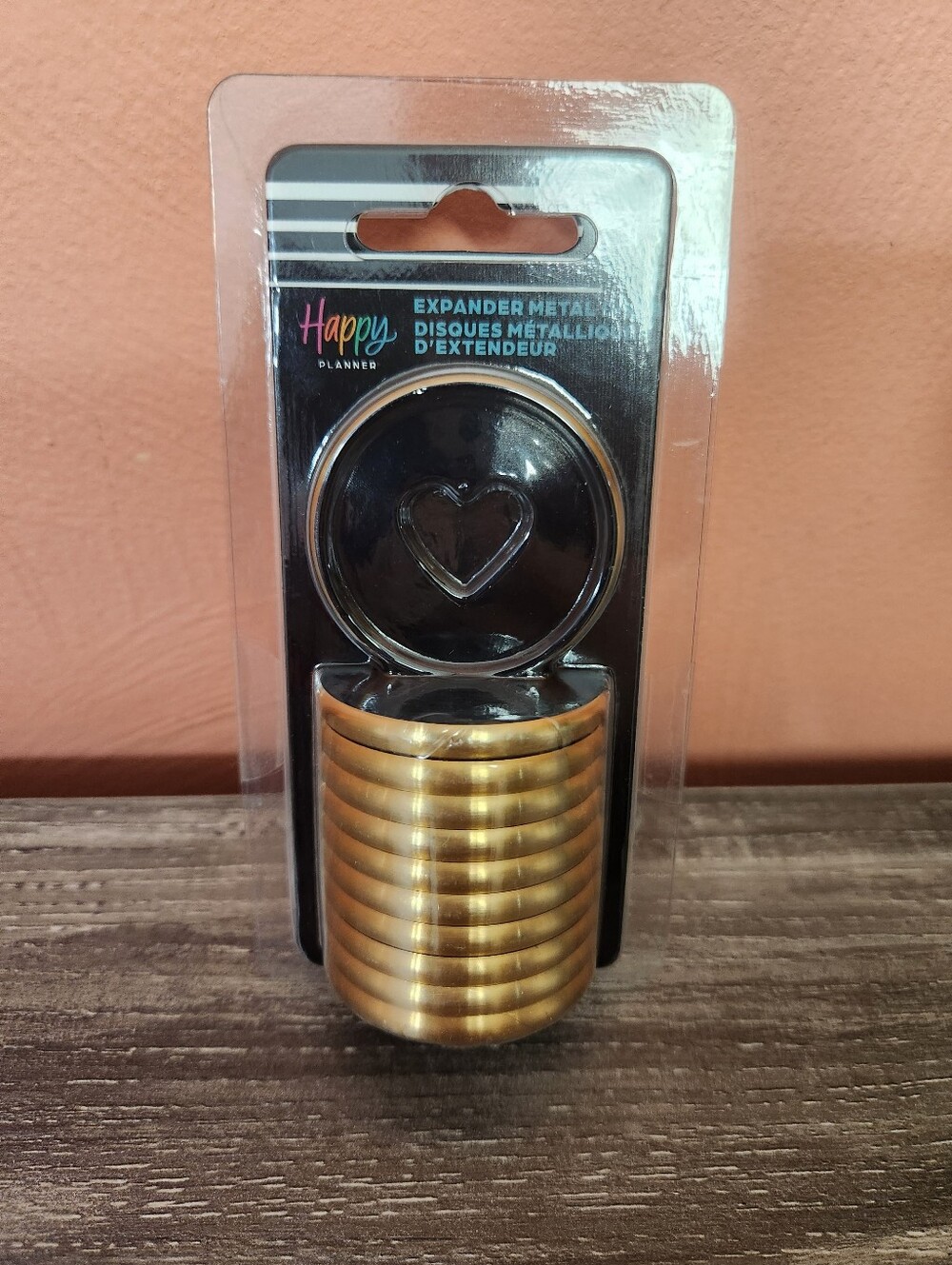 New The Happy Planner Expander Metal Disc Set - Black & Gold